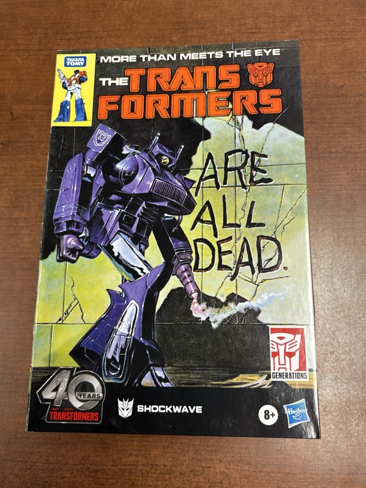 Transformers 40th Anniversary Generations Comic Edition Leader Shockwave Hasbro