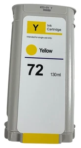 Cartucho de tinta de repuesto compatible para HP C9374A HP 72 amarillo caja abierta - Imagen 1 de 9