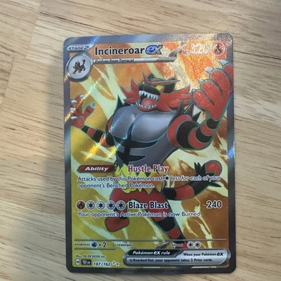 Incineroar ex 187/162 SV05: Temporal Forces Holo - Image 1 of 4