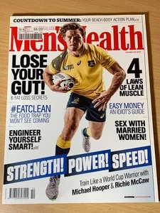 Australian Men's Health Mens Magazine October 2015 Michael Hooper Richie McCaw - Picture 1 of 7