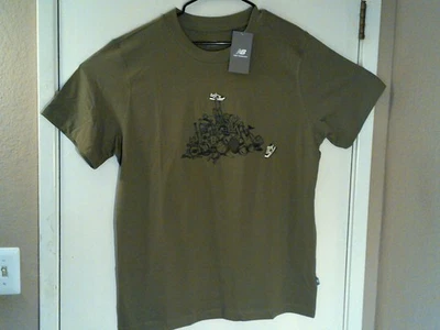 NEW BALANCE RUNNING "Athletics Pile Tee" CAMISETA HOMBRE NEGRO OLIVA XL MT53964 Foto 1 de 4