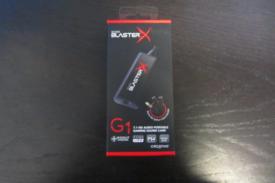 Creative Sound BlasterX G1 7.1 Portable Gaming USB DAC Sound Card NEW - Image 1 of 3
