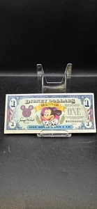 1993 Disney Dollars 1 $ Mickey's 65th Anniversary Serie D - Bild 1 von 2