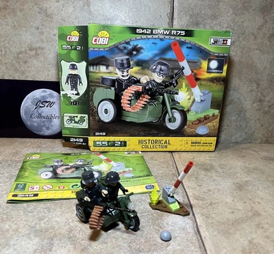 COBI 2149 1942 BMW R75 Motorcycle (2017 "Checkpoint" version) -USED Complete - Image 1 of 4
