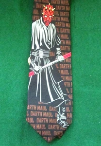 STAR WARS DARTH MAUL HERREN KRAWATTE NEU - Bild 1 von 5