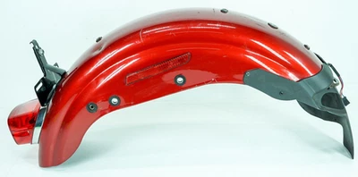 98 Harley Sportster Hugger XL883 Rear Wheel Fender DENTED & Brake Taillight 1343 - Image 1 of 4