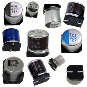 SMD Elkos Aluminium Electrolytic Capacitors different values - Picture 1 of 1