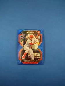 2022 Panini Prizm Lars Nootbaar RC Rookie Blue Mojo Prizm Refractor SP 29/199 - Picture 1 of 2