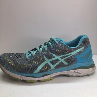 Asics GEL-Kayano 23 T6A5N Mujer Correr Zapato Deportivo Tenis Talla 9 EE. UU. Gris Azul Foto 1 de 4