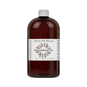 Apricot oil 16 oz 100% pure organic unrefined cold pressed raw bitter hair skin - Picture 1 of 8