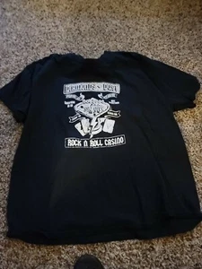 ROCK N ROLL LAS VEGAS CASINO TEE T SHIRT used 2xl - Picture 1 of 4