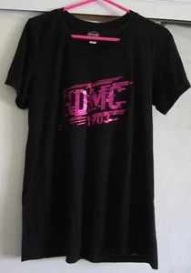 Harley-Davidson Women's  Tee/Top Size Large Black Short Sleeve Polyester/Rayon - Picture 1 of 5
