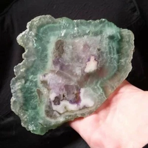353g Fluorite Plate Display Piece - Picture 1 of 3