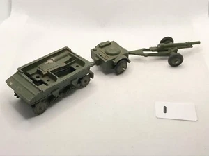 DINKY TOYS # 162 18 POUNDER QUICK FIRING FIELD GUN UNIT ARMY MILITARY DIECAST - Picture 1 of 15
