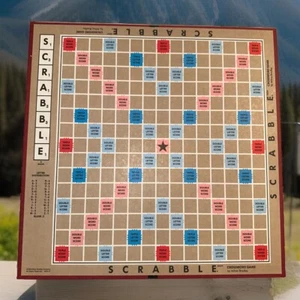 1989 Milton Bradley Scrabble Game Board Replacement Piece - 1 Board Only - Good - Picture 1 of 4