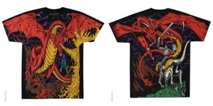 Doppelseitiges T-Shirt "Drache" - KOSTENLOSER VERSAND - Bild 1 von 4