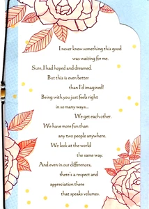 Love & Romance You Are So Good For Me Lucky Happy Hallmark Greeting Card - Picture 1 of 3