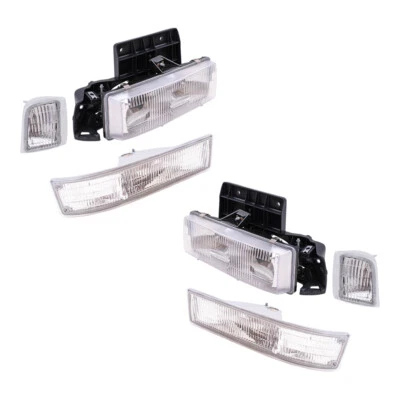 Headlights Set fits 1995-2005 Astro Safari 6 Pc w/ Park Signal & Corner Lights - Image 1 of 4
