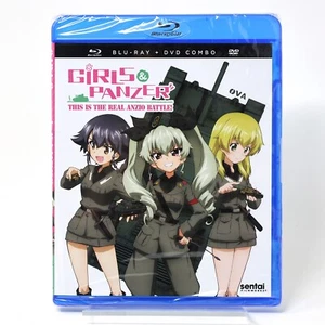 Girls Und Panzer: This Is The Real Anzio Battle OVA Anime Blu-ray + DVD Combo - Picture 1 of 2