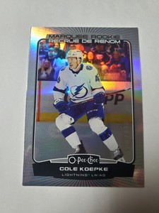 2022-23 O-PEE-CHEE RAINBOW ROOKIES #582 COLE KOEPKE RC TAMPA BAY LIGHTNING /350