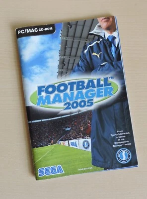 Football Manager 2005 PC/MAC Game  -  Manual Only SEGA - Image 1 of 4