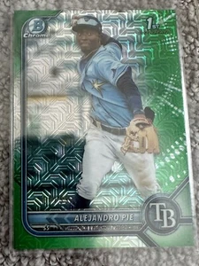 2022 Bowman Chrome Mega Mojo Green Refractor #BCP-99 Alejandro Pie 17/99 - Picture 1 of 1
