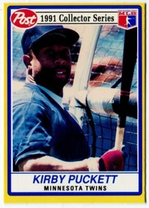 1991 MSA Post Cereal #28 Kirby Puckett Minnesota Twins - Picture 1 of 2