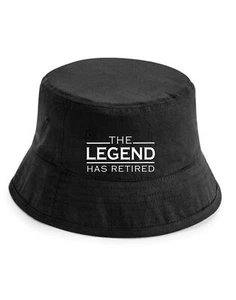 The Legend Has Retirado Regalo para Hombres Damas Retiro Regalo Sombrero Cubo - Imagen 1 de 7