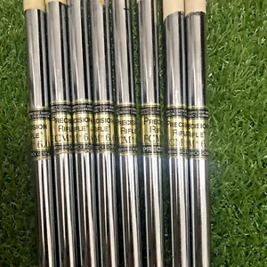 Set of 8 Precision Rifle FCM 6.0 Steel Stepless iron Shaft .355" Tip Stiff-Flex - Picture 1 of 5