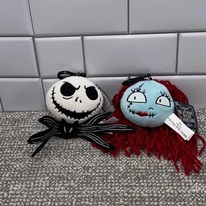 Disney Nightmare Before Christmas Hängeetiketten Rucksack Clips Neu mit Etikett Jack Sally Hg4 - Bild 1 von 8