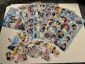 BTS Sticker Sheets Band Lot OC21 - Picture 1 of 6