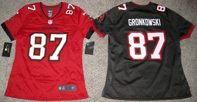 Camisetas Nike para mujer Rob Gronkowski Tampa Bay Buccaneers (rojas o estañas) Foto 1 de 4