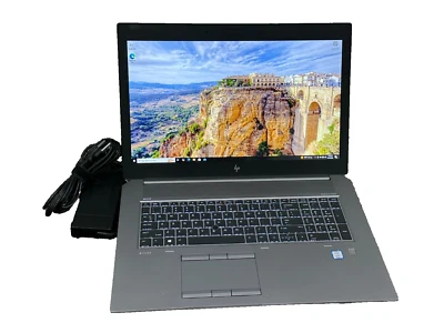 HP ZBook 17 G5 17.3" FHD i7-8750H 2.2GHz 32GB  RAM 2TB SSD Win 10 Pro - Image 1 of 4