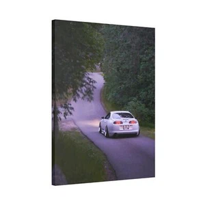 Toyota Supra MK4 High Resolution Museum Quality Vertical Car Canvas Print #009 - Picture 1 of 10