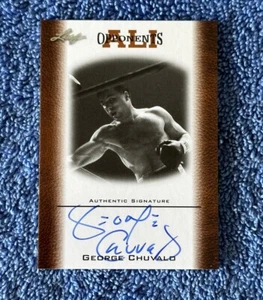 2011 Leaf Ali The Greatest Opponents of Bronze George Chuvalo #OAU-11 Autograph - Picture 1 of 2