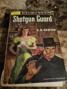 SHOTGUN GUARD BY D.B. NEWTON POPULAR LIBRARY PULP WESTERN ADVENTURE - Picture 1 of 1