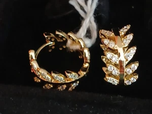 Earrings for Women 1.3mm Moissonite 925 Sterling Silver Jewelry Free Shipping - Picture 1 of 5