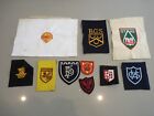 10 X  Vintage  Cloth Badge Samples (Cb18)