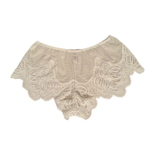 Women's Victoria's Secret Lace Lingerie Shorts Size M White - Picture 1 of 3