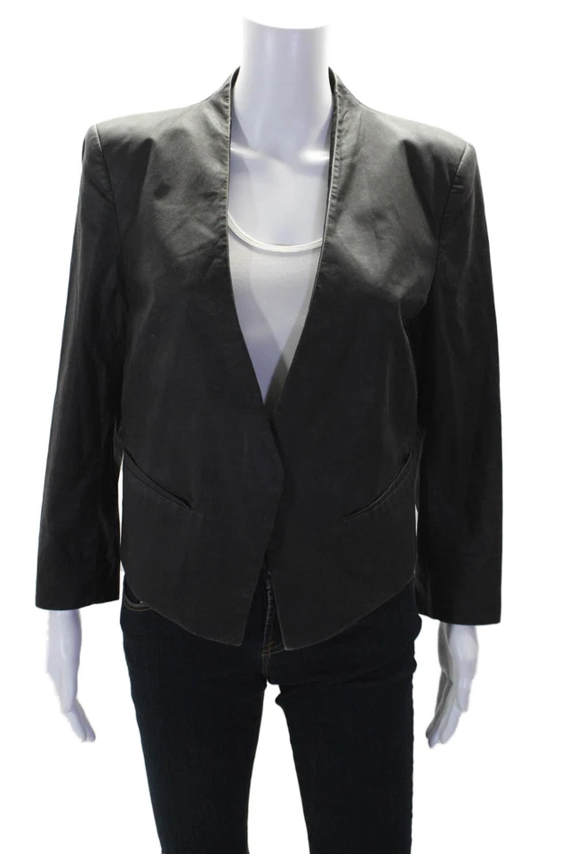 Chaqueta para mujer Helmut cuello en V manga larga forrada con un botón negra talla 8 Foto 1 de 4