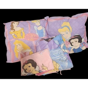 VTG Y2K Princess Comforter Blanket (2)Pillows & (1) Pillowcase Bedding Set - Picture 1 of 7
