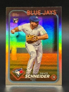 2024 Topps #189 David Schneider Blue Jays Rainbow Foil - Picture 1 of 2