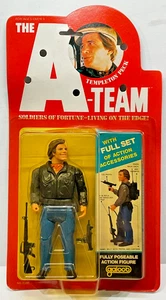 1983 GALOOB THE A-TEAM TEMPLETON PECK "FACE" FIGURE IN PACKAGE DIRK BENEDICT - Picture 1 of 4