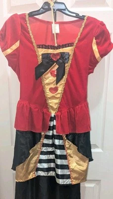 Алиса в стране чудес, красный королева костюм с скипетром женский размер большой - Изображение 1 из 4