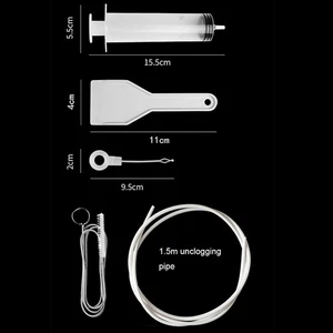 5Pcs Refrigerator Drain Hole Clog Remover Dredge Cleaning Tool Fridge Hole Brush - Picture 1 of 12