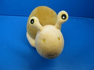 Natural Color Yellow Plush Snail Snails Stuffed Animal Soft 9" Garden Unbranded - Picture 1 of 6