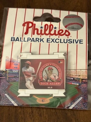 2025 Phillies Richie "Dick" Allen Hall of Fame Induction Pin-Home Run Swing  - Image 1 of 2