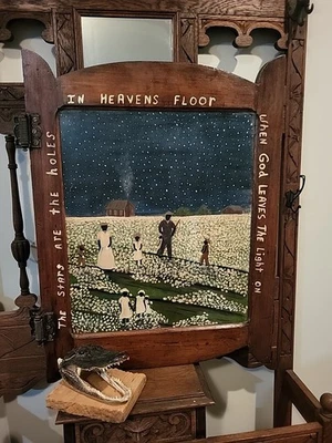 IN HEAVENS FLOOR Louisiana Rural Folk Art Vintage Original Black Family South  - Image 1 of 4
