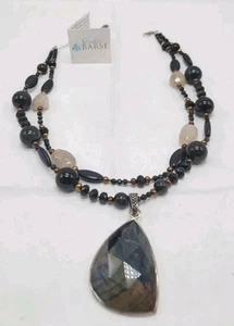 Collar Colgante Studio BARSE Plata de Ley 925 18" HSN Joyería Nuevo En Caja - Imagen 1 de 14