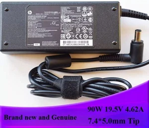 Genuine HP 90W 19.5V 4.62A Power Adapter TPC-CA57 7.4*5.0mm Laptop Charger - Picture 1 of 7